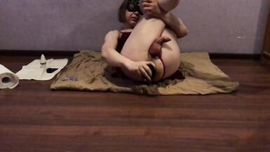 Sissy Cums Explosively while Playing with her Ass - 13 image