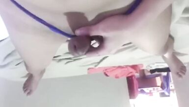 Asian Shemale Video Selfie Masturbation and Play Ger Ass - 12 image