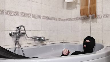 Sissy Slut tries new Nylon Black Bodysuit - Episode I - and almost Ejaculates - Michael Ernandes - 15 image