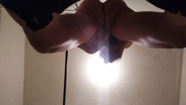 Solo Free-Standing Self-Assfingering Orgasm & Massive Climax to Start my Day - 3 image