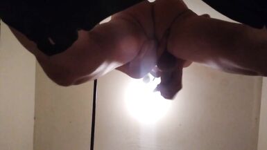 Solo Free-Standing Self-Assfingering Orgasm & Massive Climax to Start my Day - 4 image