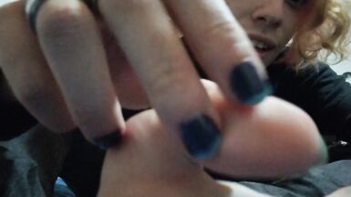 Cum to my Feet as I Tease you | Goth Queen Ocarina - 8 image