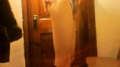 Jasmine Cums in Cute Panties and Yoga Pants - 4 image