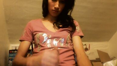 Jasmine Cums in Cute Panties and Yoga Pants - 9 image