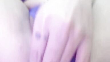 sexy trans video selfie while playing her tight ass - 8 image