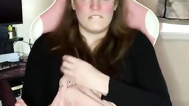 Sissy Kitty Blows a Huge Load - 8 image