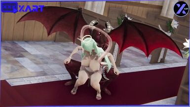 Cosplay, a Girl was Fucked in her Mouth by a Transsexual with Horns - 11 image