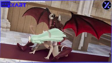 Cosplay, a Girl was Fucked in her Mouth by a Transsexual with Horns - 14 image