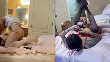 Stepsis Catches me Playing with myself and gives me a Hard Fuck - 13 image