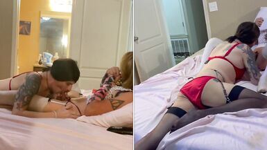 Stepsis Catches me Playing with myself and gives me a Hard Fuck - 5 image