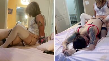 Stepsis Catches me Playing with myself and gives me a Hard Fuck - 7 image