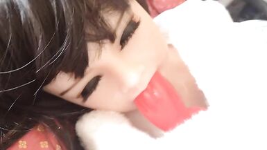 Shemale sex doll fucks and gets fucked by a plush - 5 image