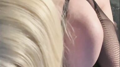 Bubble Butt Tranny Blowjob POV - 6 image