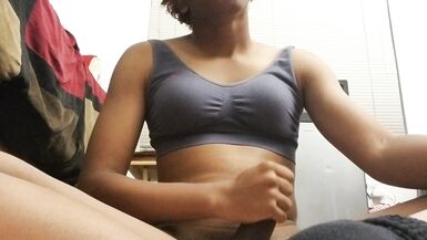 MTF Teen Masturbates and Cums in Dorm Room while Roommates are away - 4 image