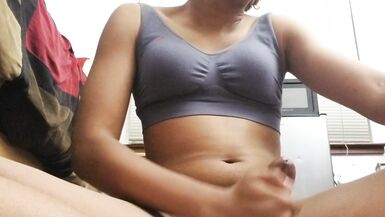 MTF Teen Masturbates and Cums in Dorm Room while Roommates are away - 9 image