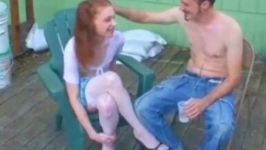 The pool Cleaner and the daughter of a rich man is a tranny - 1 image