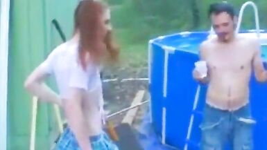 The pool Cleaner and the daughter of a rich man is a tranny - 2 image