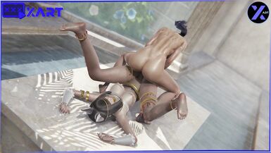 Cosplay, two Egyptian Cats Fuck in the Pool - 9 image