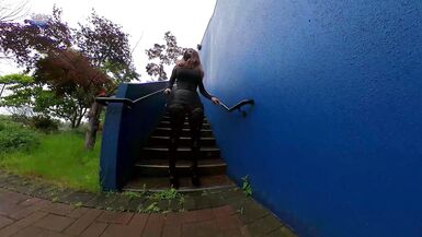 Latex Doll Wandering in the Rain P2 - 3 image