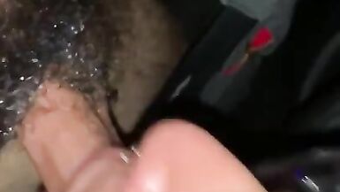 Trans Bitch Giving Sloppy Car Head to Straight Guy - 12 image