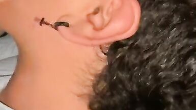 Trans Bitch Giving Sloppy Car Head to Straight Guy - 5 image