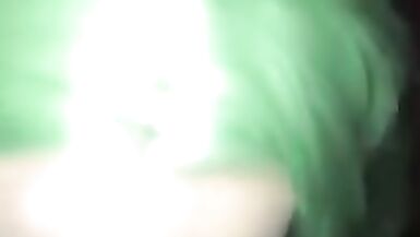 Green Hair Trap Sucking BBC - 15 image