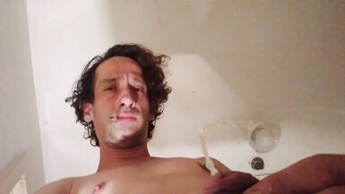 Tall Arching Jet of my Pee in a Sink; Squishy Sounds with Urine Soaked Clit