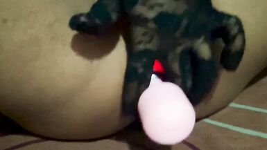 Amateur Sissy Masturbates with a Creamy Pink Vibrator (Part 2) - 10 image
