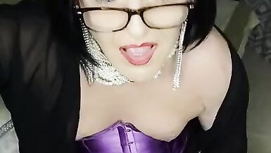 Naughty TGirl tits and cum! - 13 image
