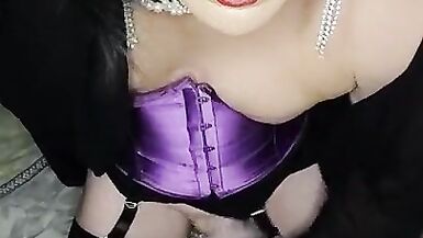 Naughty TGirl tits and cum! - 2 image