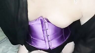 Naughty TGirl tits and cum! - 3 image