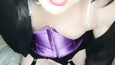 Naughty TGirl tits and cum! - 5 image