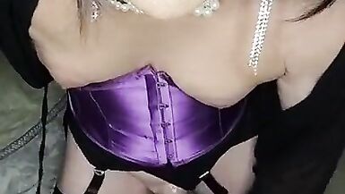 Naughty TGirl tits and cum! - 8 image