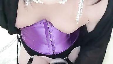 Naughty TGirl tits and cum! - 9 image