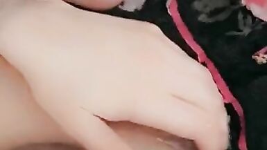 Transgirl finger fucks her creampied arsehole - 13 image