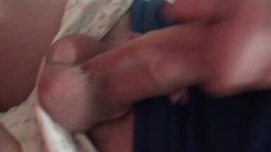 Night handjob in dirty women's panties - 11 image