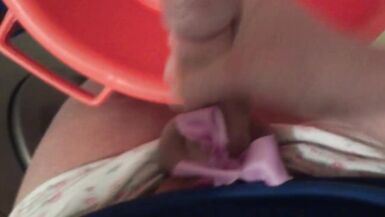 Night handjob in dirty women's panties - 15 image