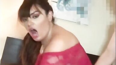 trans in red getting fucked from behind - 8 image