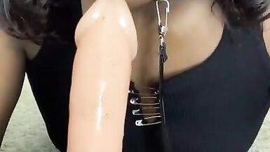 Trans Cutie Practicing their Deep Throating - 11 image