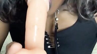 Trans Cutie Practicing their Deep Throating - 12 image