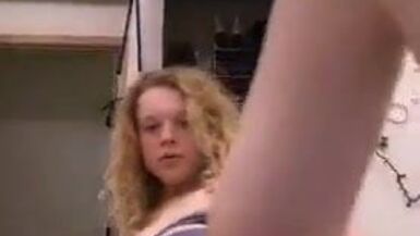 Sexy inexperienced TS girl. On webcam - 1 image