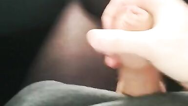 After School Femboy In Car Cute Orgasm - 5 image