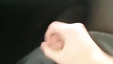 After School Femboy In Car Cute Orgasm - 7 image