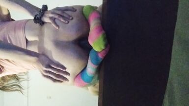 TS Shy Rose Riding her Dildo like a Real Dick ;) - 5 image