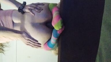 TS Shy Rose Riding her Dildo like a Real Dick ;) - 8 image