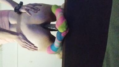 TS Shy Rose Riding her Dildo like a Real Dick ;) - 9 image