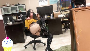 Chrissy Cocoabutter Tranny Crossdresser Sucks Grindr Daddys Cock - Compilation Video - Shemale Sissy - 8 image