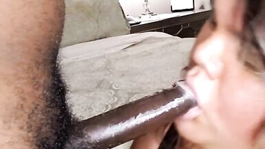 BBC Neighbor having Fun with BBW Trans Kokoluv Throat. - 6 image