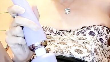 Cock play & pussy teasing in basque & stockings! - 11 image