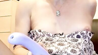 Cock play & pussy teasing in basque & stockings! - 13 image